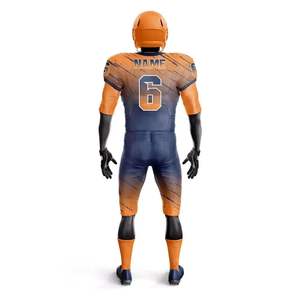 Conjuntos de ropa de fútbol americano personalizables, nueva llegada, venta al por mayor, manga corta, transpirable, bordado Digital, equipos de EE. UU. - Product Image 2