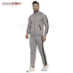 Chándal de jogging de secado rápido para hombre con chaqueta con cremallera y pantalones de cintura con cordón, chándal de jogging de moda para hombre - Product Image 3