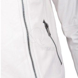 Veste en cuir de luxe pour homme, décontractée, avec fermeture éclair sur le devant, réversible, respirante, fabrication haut de gamme, coutures durables, hiver, urbaine - Product Image 4