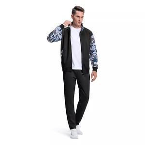 Prêt à Expédier Survêtement à Fermeture Éclair en Polyester 100% de Haute Qualité pour Hommes Ensembles de Sport d'Hiver avec Logo Personnalisé - Product Image 1