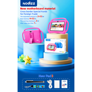 Tablet Nod Kids de 7 pulgadas con Android 13, 32GB, Wi-Fi, pantalla capacitiva de doble núcleo para juegos educativos - Product Image 4