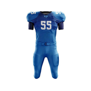 Conjuntos de ropa deportiva para hombre con impresión de logotipo personalizado, uniformes de fútbol americano ligeros y cómodos con mangas cortas - Product Image 5