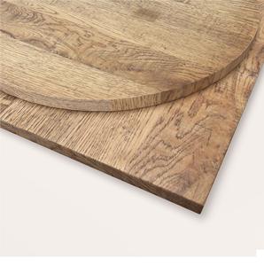 Dessus de table en bois massif de chêne Dessus de table en bois de meubles anciens Live Edge pour banquet - Product Image 5