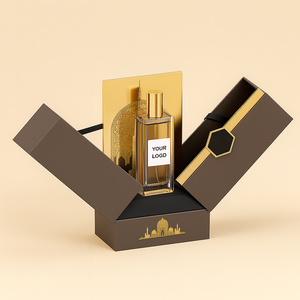 Tùy Chỉnh Chất Lượng Cao Sang Trọng Ưa Thích Bao Bì Mỹ Phẩm Các Tông Nước Hoa Hộp Quà Tặng Với Hai Cửa Mở - Product Image 5