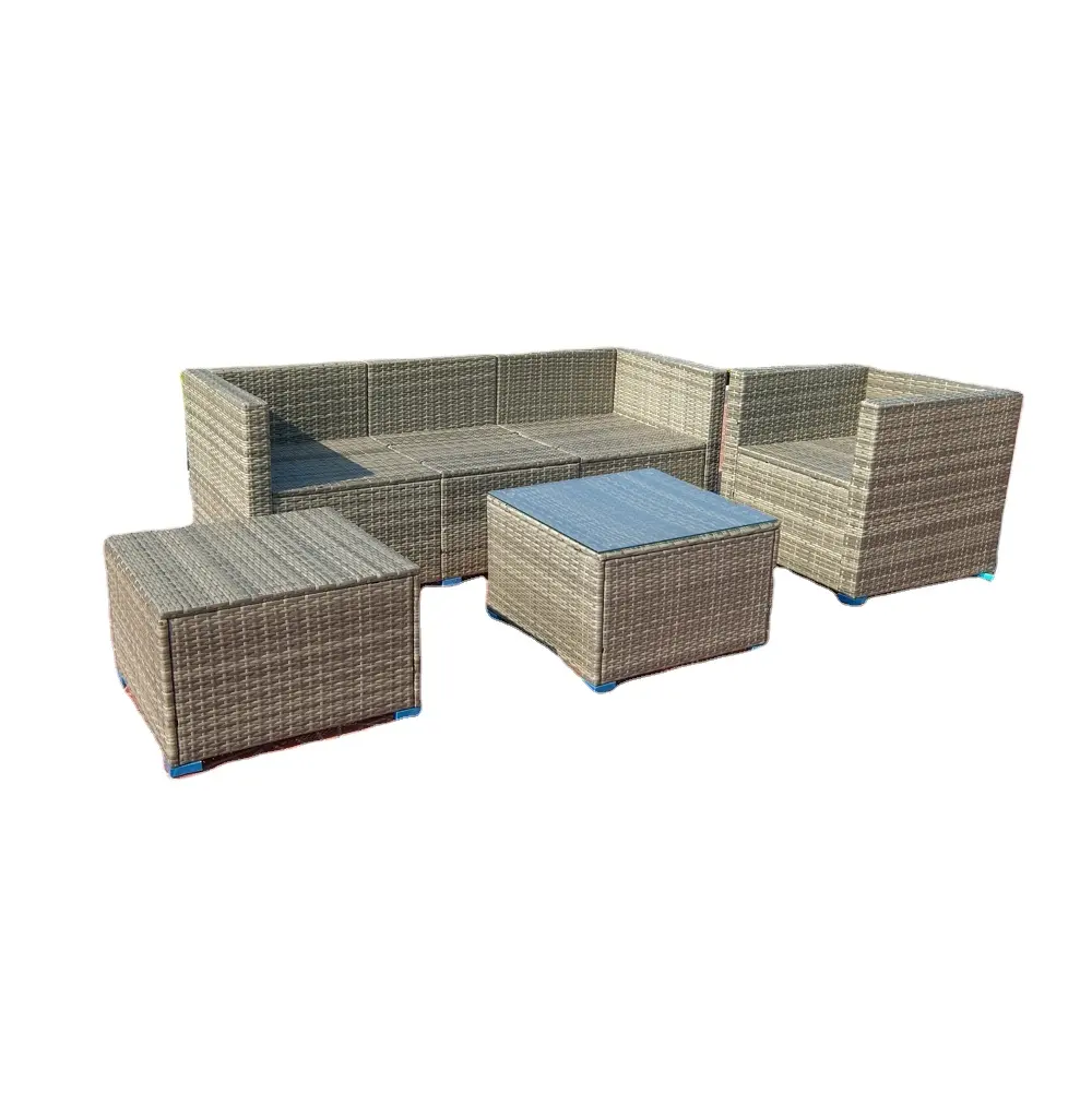 Modulares Set 2 Arten von Sofa Wohnzimmer-/Gartenmöbeln aus 100% natürlichem Rattan Fabrik preis