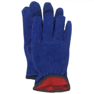 Gants en cuir de vachette pleine fleur de haute qualité, antistatiques, antidérapants, durables, avec poignet réglable, 11 oz, épais, robustes, pour conducteur - Product Image 6