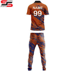 Venta caliente logotipo personalizado impreso Cricket uniforme mejor diseño equipo ropa deportiva en diferentes colores - Product Image 2