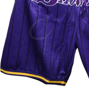 Short de basket-ball élégant en tissu confortable respirant Short de basket-ball imprimé d'emballage personnalisé - Product Image 2