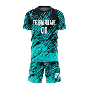 Kit de football par sublimation complète personnalisé pour hommes et femmes maillot de football confortable en tissu doux et léger 100% polyester - Product Image 2
