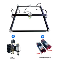 Machine de découpe laser CNC DIY pour bois en acier inoxydable