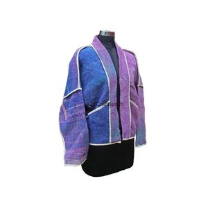 Chaqueta de Punto Reversible Vintage de Cuello Alto, 100% Algodón Puro, Ecológica, Transpirable y de Secado Rápido para Invierno y Otoño - Product Image 2