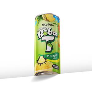 Nico Fruit Tea Mix Boba Pearl en lata de 320ml Bebidas exóticas Vietnam OEM Fabricante de bebidas HALAL BRCS Certificación HACCP - Product Image 6
