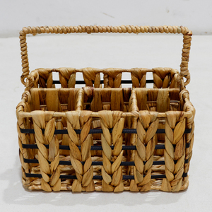 Estante colgante para vino Artex Dong Thap Factory, organizador de botellas de mimbre hecho a mano para el hogar, cocina y decoración de Bar que ahorra espacio - Product Image 5