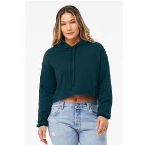 Sweat à capuche en molleton brodé personnalisé pour femme, manches longues, 100 % coton biologique, vêtements de sport tendance - Product Image 3