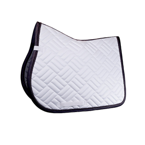 Almohadilla de sillín de caballo inglés de tela de satén personalizada, precio bajo, polialgodón, equitación ecuestre, OEM disponible - Product Image 6