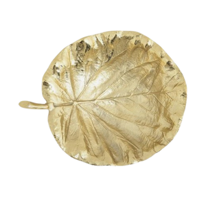 Bol de service alimentaire en métal de qualité supérieure Ustensiles de cuisine finis en or Conception de feuille polie pour centre de table décoratif - Product Image 4