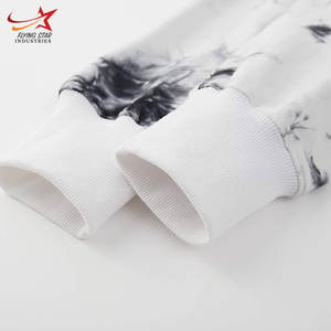 Sweat-shirt à capuche surdimensionné à la mode pour hommes personnalisés, col rond brodé partout pour l'hiver - Product Image 6