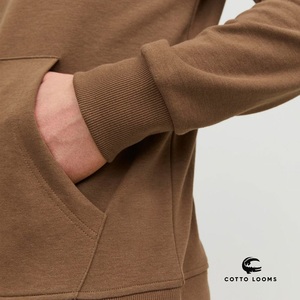 Pull à capuche unisexe couleur unie éponge française respirant séchage rapide mode streetwear vente en gros nouveauté sweats à capuche - Product Image 6