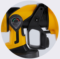 Pistolet à peinture de 200 W avec buse en cuivre, pulvérisateur portable avec LED pour la peinture murale DIY à domicile