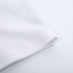 Nueva moda hecha a medida para mujer, camisetas cortas con cuello redondo 100% algodón, ropa informal, camisetas transpirables para exteriores, camisetas - Product Image 4