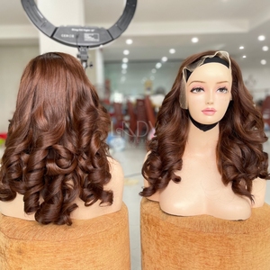 Cabello vietnamita Precio al por mayor 100% Cabello crudo Cabello humano sin procesar Pelucas de color marrón hinchable 2025 - Product Image 5