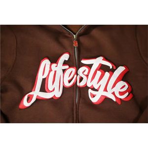 Haute qualité hommes surdimensionné pull coton unisexe poids lourd sweat en gros personnalisable bouffée impression sweats à capuche pour hommes femmes - Product Image 3