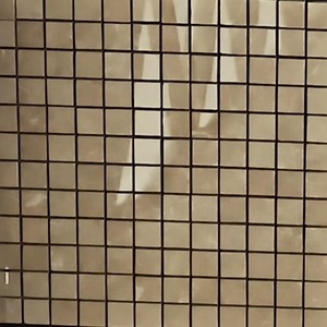 Carreaux muraux en mosaïque de verre 3D en forme de diamant hexagonal linéaire en forme de cube carré en bande Porcelaine polie pour dosseret Design moderne - Product Image 3