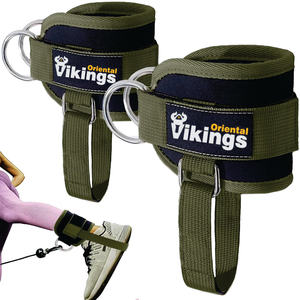 Attaches de câble de cheville réglables pour la machine à câble de manchette de cheville de gymnastique-Extensions de jambes, boucles et poignets de cheville - Product Image 1