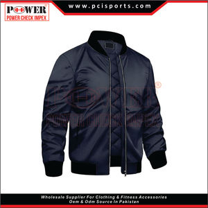 Tissu de mémoire de polyester avec veste imperméable d'automne d'hiver teinte solide - Product Image 3