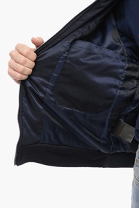 Prix de gros personnalisé, nouvelle mode, blouson aviateur en nylon pour le baseball et l'hiver pour hommes, blouson aviateur à doublure imprimée personnalisée - Product Image 4