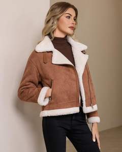 Chaqueta de Cuero para Mujer de Alta Demanda con Mangas Completas y Cremallera Frontal Impermeable, Disponible en Grandes Cantidades, Personalizable - Product Image 6