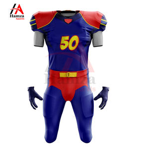 Uniformes de Fútbol Americano Personalizados, Conjuntos Deportivos para Jugadores Profesionales, Sublimación Corta, Transpirable, 180 GSM, 100% - Product Image 5
