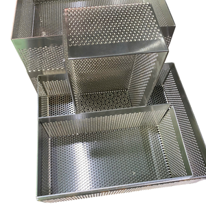 กล่องระบายสแตนเลสแบบกำหนดเองและตะกร้าตาข่ายแบบมีรูพรุน | แผ่นโลหะผลิตจากเวียดนาม - Product Image 2