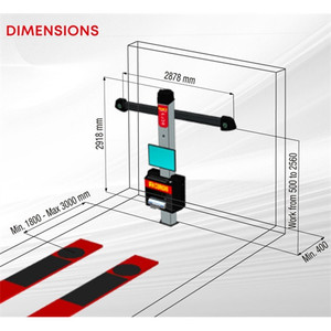 Système d'alignement des roues Corghi Exact Linear Plus 3D avec système de lecture avancé à 2 caméras - Product Image 3