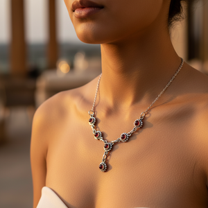 Collier en argent sterling 925 avec perle d'eau douce, zircon et diamant pour femmes, design floral tendance, plaqué rhodium, or rose, à porter tous les jours - Product Image 1