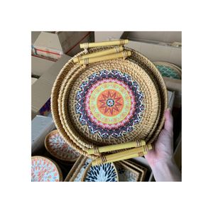 ถาดหวายฝังมุกหรูหราถาดเสิร์ฟปรับแต่งได้จากเวียดนาม - Product Image 4