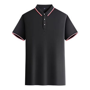 Polo de alta calidad para hombre para verano con manga corta Jacquard transpirable transpiración para hombre - Product Image 6