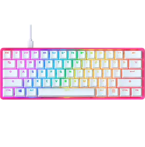 Hyperx Legering Oorsprong 60 572y6aa Roze Wit Multi-Color 60% Gaming Toetsenbord 60 Procent Één Hand Gaming Toetsenbord Mechanisch