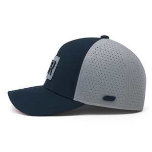 OED OEM personnalisé d'usine en caoutchouc Pvc Patch Polyester Nylon imperméable Performance Running Sport Casquette de baseball Casquettes de golf pour hommes - Product Image 3