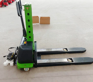 Équipement d'entrepôt direct usine : Chariot élévateur semi-électrique auto-chargeur 500 kg pour fourgons avec fonction d'auto-charge - Product Image 3