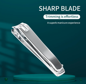 Gros outils de pédicure en acier au carbone grand coupe-ongles facile à façonner avec lime coupe-ongles d'orteil à bord droit pour les doigts - Product Image 6