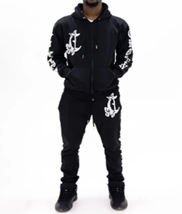 2024 Customized Men's Casual Wear Tracksuit Shorts Premium Quality Breathable Fabric Sporting Style Suits - Product Image 1