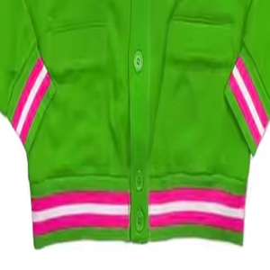 Pull scolaire Cardigan tricoté à manches longues College University - Product Image 4