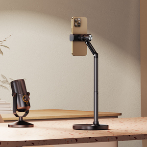 Supporto per telefono da scrivania OULAIKE X66F, regolabile, portatile, pieghevole, rotazione a 360 gradi, supporto per <span class=keywords><strong>cellulare</strong></span> da <span class=keywords><strong>collo</strong></span>. - Product Image 5