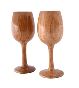 แก้วไวน์ไม้แบบมีเอกลักษณ์เฉพาะของแฟนซีแก้วไวน์แบบไม้มะม่วงชิ้นเดียว - Product Image 6