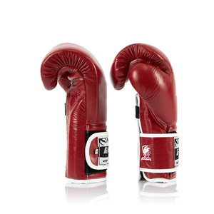 Gants d'arts martiaux et de boxe en cuir léger et anti-humidité Premium Athlefit pour adultes - Product Image 3