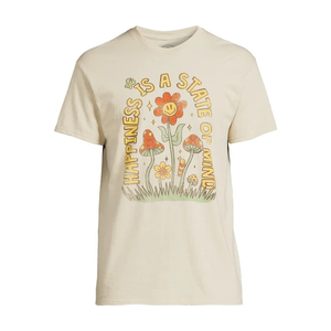 <b>Men's</b> Fashionable Slim Fit O-neck T-<b>Shirt</b> Customized Design 100% Cotton Comfortable for Summer Season - Product Image 1