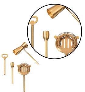 Gold plated <b>bar</b> use accessories stainless steel <b>bar</b> <b>tool</b> set with simple look design and packing - Product Image 3