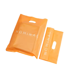 Bolsas DE LA COMPRA respetuosas con el medio ambiente impresas con logotipo personalizado, bolsa troquelada con asa de parche de fábrica para uso en supermercados - Product Image 2