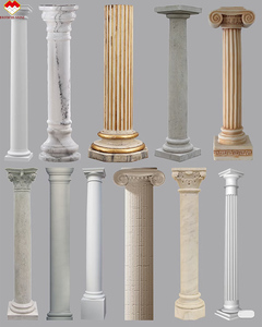 GuangZhou Brothers Stone - Columnas Redondas de Piedra Natural de Estilo Europeo, Diseño de Edificios de Lujo, Columnas Romanas de Mármol Sólido - Product Image 3